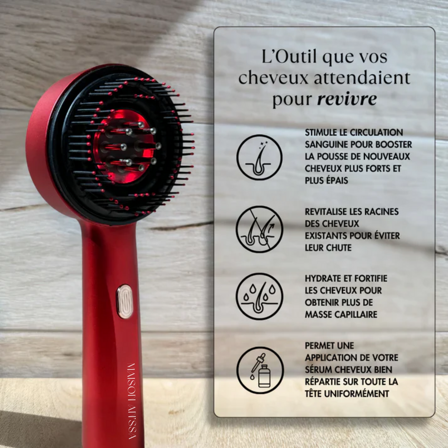 Brosse Massante Autonome 3-en-1