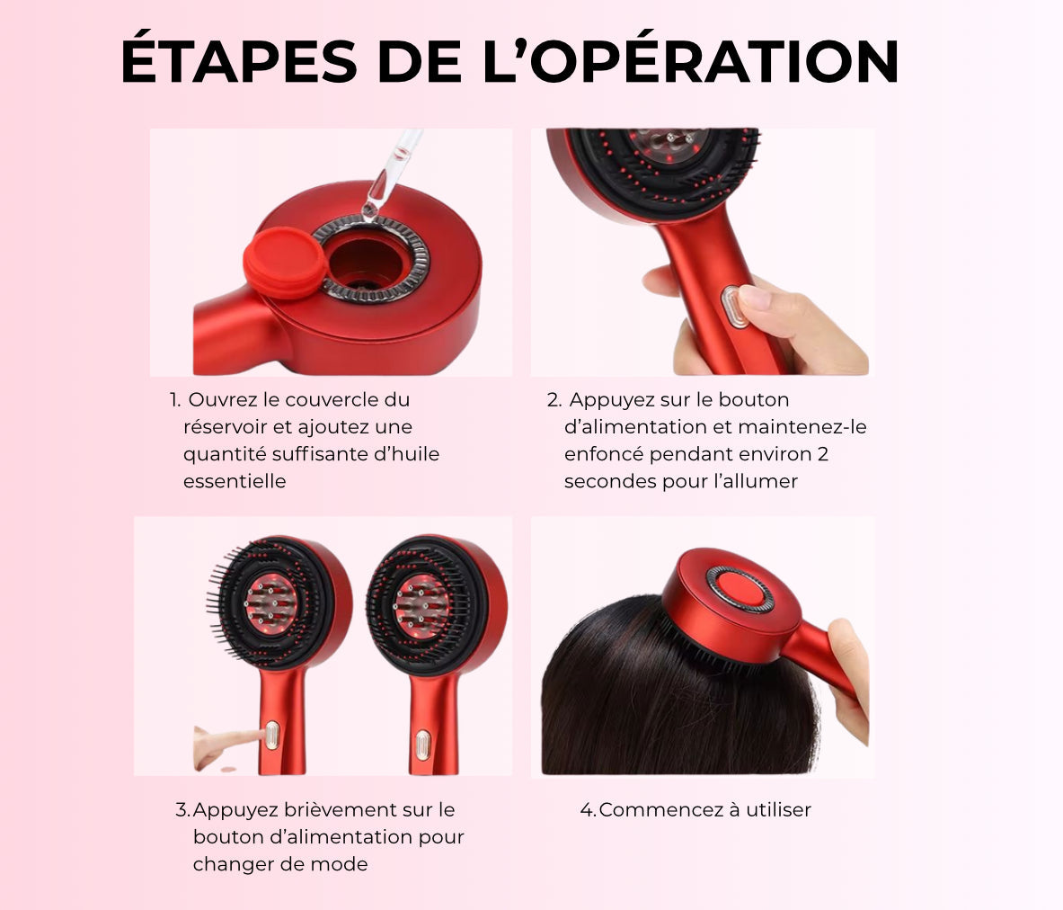 Brosse Massante Autonome 3-en-1